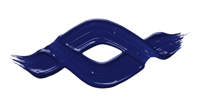 Abstract Dark Blue Paint Swirl