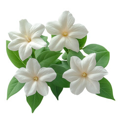 Obraz premium jasmine flowers on transparent background