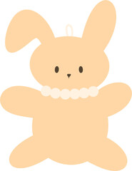 Bunny with pearls