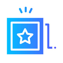 jack in the box gradient icon