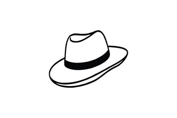 fedora-hat--collection-bundle-sketch-engraving-gen.eps