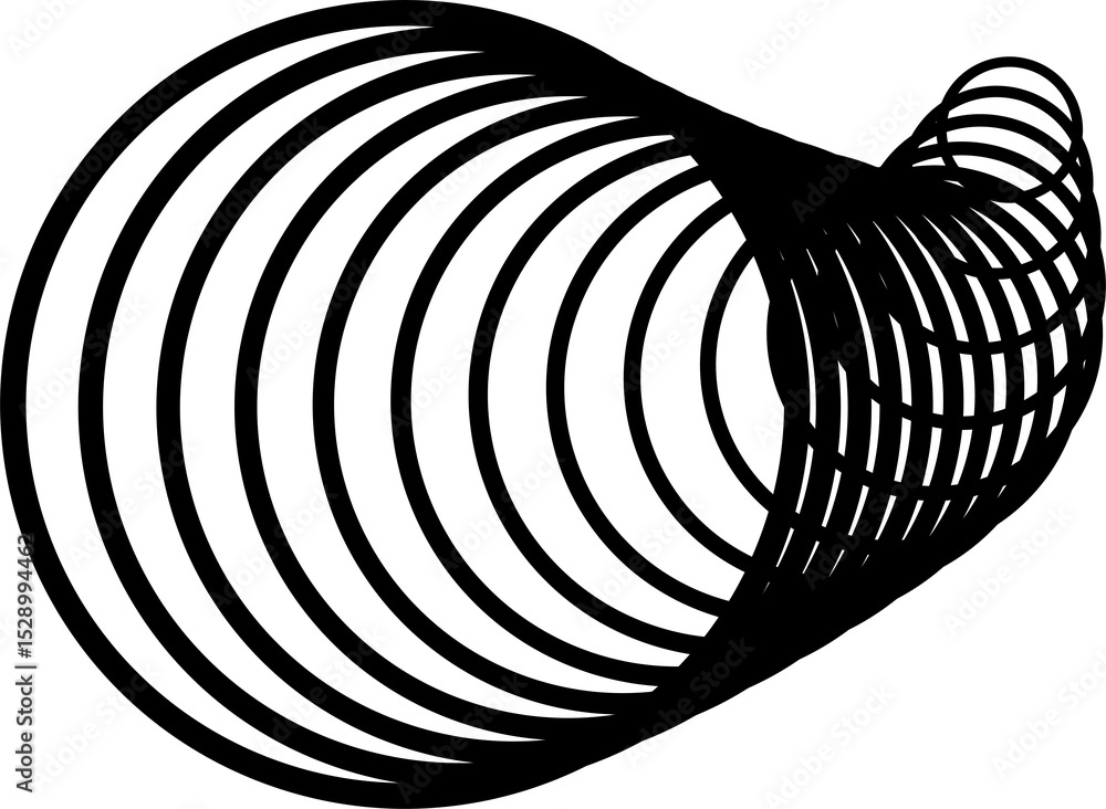 Poster circle with curve line gradient. futuristic technology concept