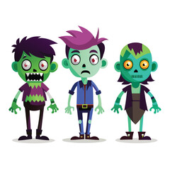Cartoon Zombie Image Prompts for Design
