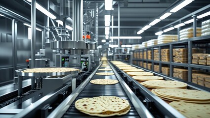 Production of new items at the factory utilizing advanced technologies, including lavash, tortillas, and pita