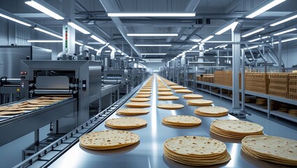 Production of new items at the factory utilizing advanced technologies, including lavash, tortillas, and pita