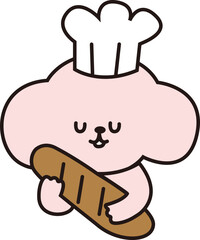 주방장 강아지 빵3