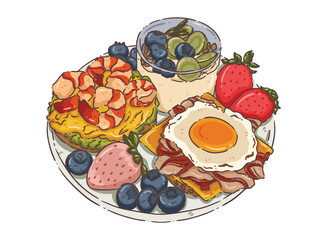 breakfast illustration