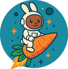 LAPIN DANS L'ESPACE