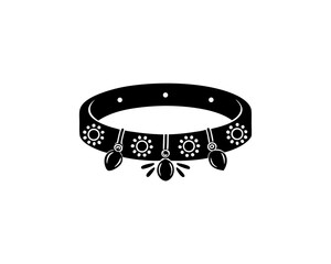 creative details Outline silhouette Charm Bracelet Icon vector