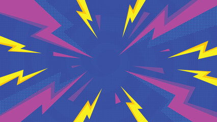 comic background colorful cartoon playful pop art style 