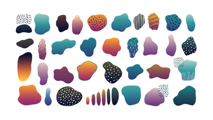 Abstract Gradient Shapes Collection Perfect for Branding Design Projects Logos and Icons