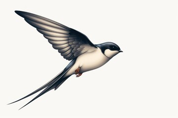 Obraz premium Swallow swallow animal flying.
