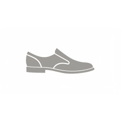 Stylish Men's Shoe Icon Design perfect for branding projects and website design a scalable graphic resource for fashion apparel and footwear businesses