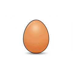 A Detailed Brown Egg Design Perfect for Food Packaging Branding and Easter Projects a Scalable Graphic Resource