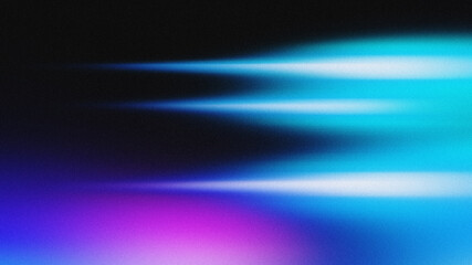 Obraz premium Abstract technology background. Motion energy blur with dust, grain, digital noise background. Glowing backdrop. Blue, purple black gradient. Abstract blur for web website banner background. Overlay