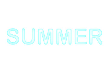 SUMMER - SUMMER Logotype in blue
