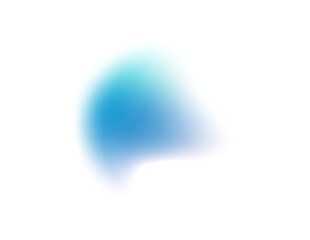 Teal green yellow gradient shape isolated PNG. Transparent trendy overlay on soft blurry background with smooth glowing flow for modern poster, header or design element.