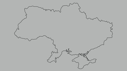 Ukraine Map Outline, Geography, and Location