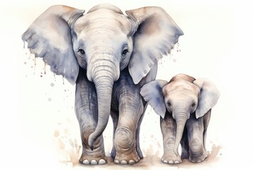Obraz premium Elephant wildlife animal mammal.