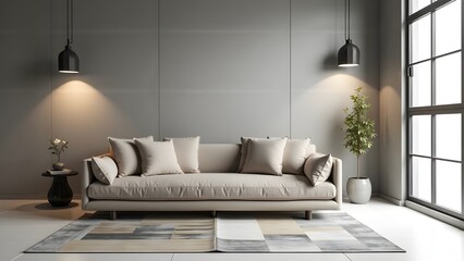 Bright and Cozy Modern Living Space