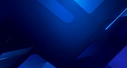 Dynamic Blue Abstract Background: Geometric Design