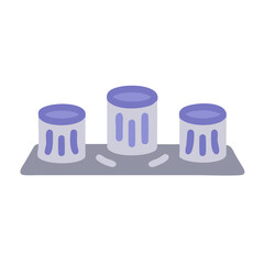 Design & Drawing Tools icon set  computer programs, process production, perception, explore ideas and designers.