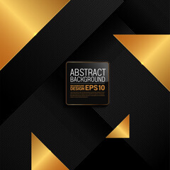 Diagonal line background with black and gold color, 1080x1080 modern vector design for tech, digital, marketing banner or website header, elegant and premium look, not AI