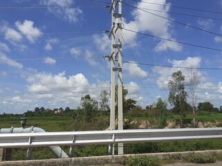 Obraz premium Roadside environment in rural Thailand