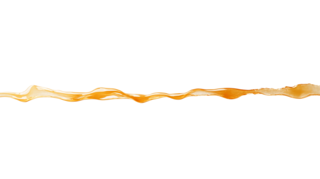 A high-resolution image of a single thread wax, centered in the frame, white background --ar 16:9