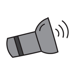 vector illustration of a speaker volume