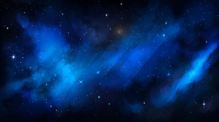 Galactic dreamscape with cosmic dust clouds
