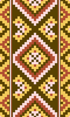 Geometric Pixel Seamless Design with a Fusion of Modern Minimalist Aesthetic and Retro Digital Charm Perfect for Fabric Print Design and Surface Patterns