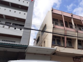 Residential buildings in urban areas