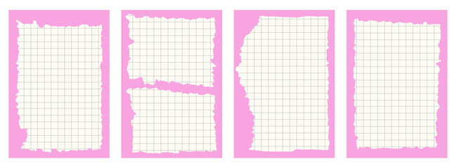 Collection of weekly or daily planner, note paper, to do list, stickers templates decorated by cute beauty cosmetic illustrations and trendy lettering. Trendy scheduler or organizer. Flat vector