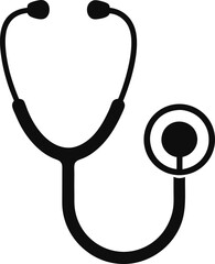 Medical Stethoscope Icon Healthcare, Diagnosis, and Examination Symbol