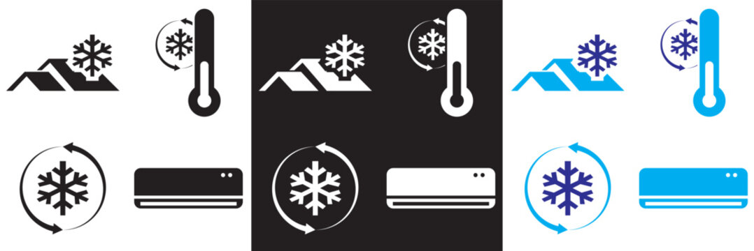 Air conditioning  icon.  Vector for Air conditioner, fan, wind, cooling  air cleaner, climate control etc. Vector for websites, mobile interfaces, presentations, banner, visual branding etc. EPS 10