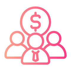 investor gradient icon