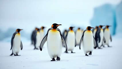 two penguins on the rocks