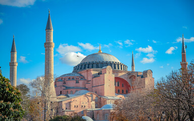 Obraz premium The Great Mosque of Hagia Sophia in Istanbul