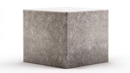 3D wool podium mockup, featuring soft wool texture, ideal for product presentation with no logos.