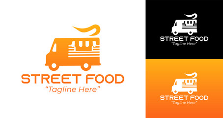 Unique Street Food Truck Logo Design for Fast Casual Business Branding