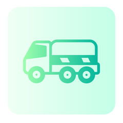 tank truck gradient icon