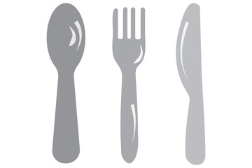spoon and fork icon vector for web and mobile app. spoon, fork and knife icon vector. restaurant sign and symbol