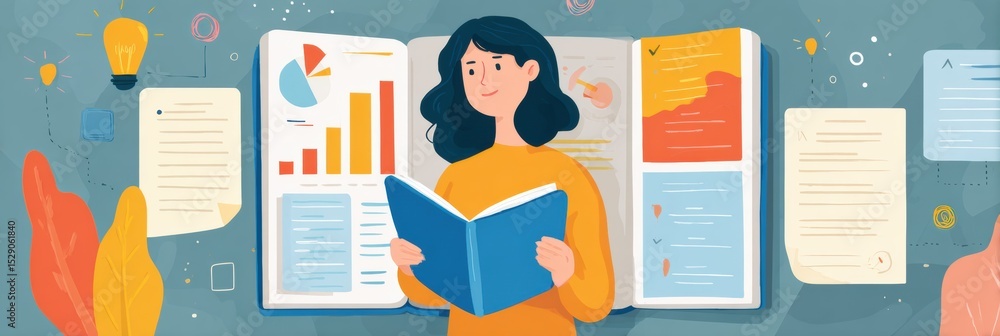 Poster Guide to Creating an Effective Self-Improvement Journal Layout for Personal Growth and Development Activities