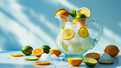 still life with lemon and lime
