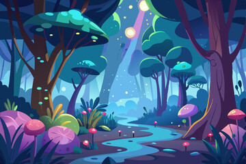 This beautiful illustration features a vibrant underwater world map with colorful fish and an abstract floral design, capturing the essence of deep marine life