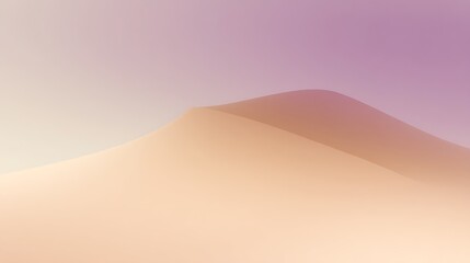 Minimalist sand dune illustration soft hues