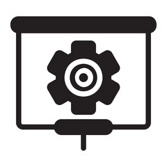 planing glyph icon