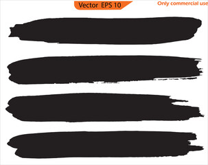 Paint brush strokes. Paint brushes. Paint splatter Paint stroke	
