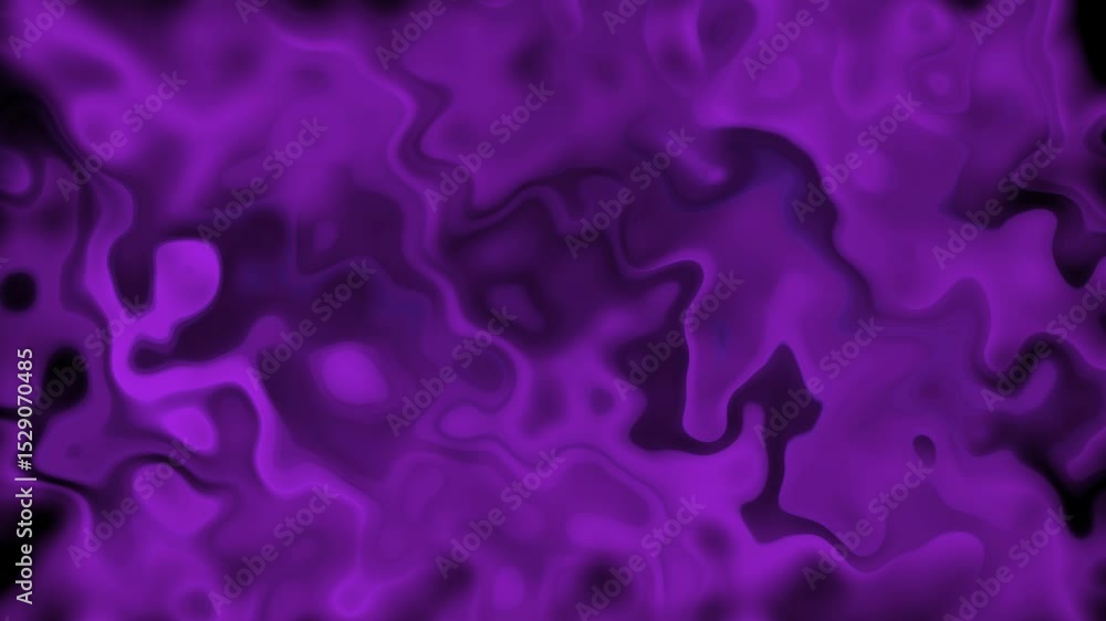 Poster vibrant purple and blue waves flow like smoke, creating an abstract background with dynamic light an